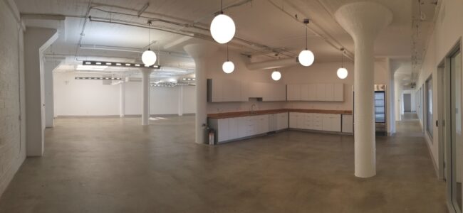 Creative Space for Lease 333 Bryant Suite 320 Open Space and Kitchenette