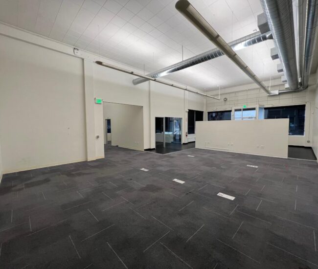 Street Level Office/Retail for Lease 191 2nd Street Open Space
