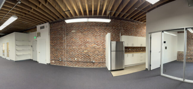 Creative Space for Lease 594 Howard Suite 201 Open Space, Kitchenette, Conference Rooms, Phone Rooms