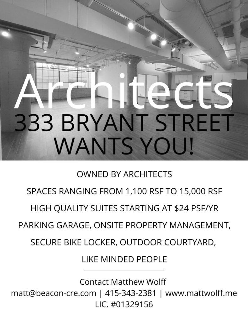 333 Bryant Wants You!