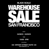 Welcome Black Scale Warehouse Sale to 333 Bryant